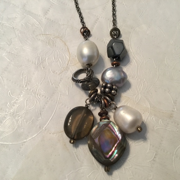 Silpada sterling and mixed stone necklace